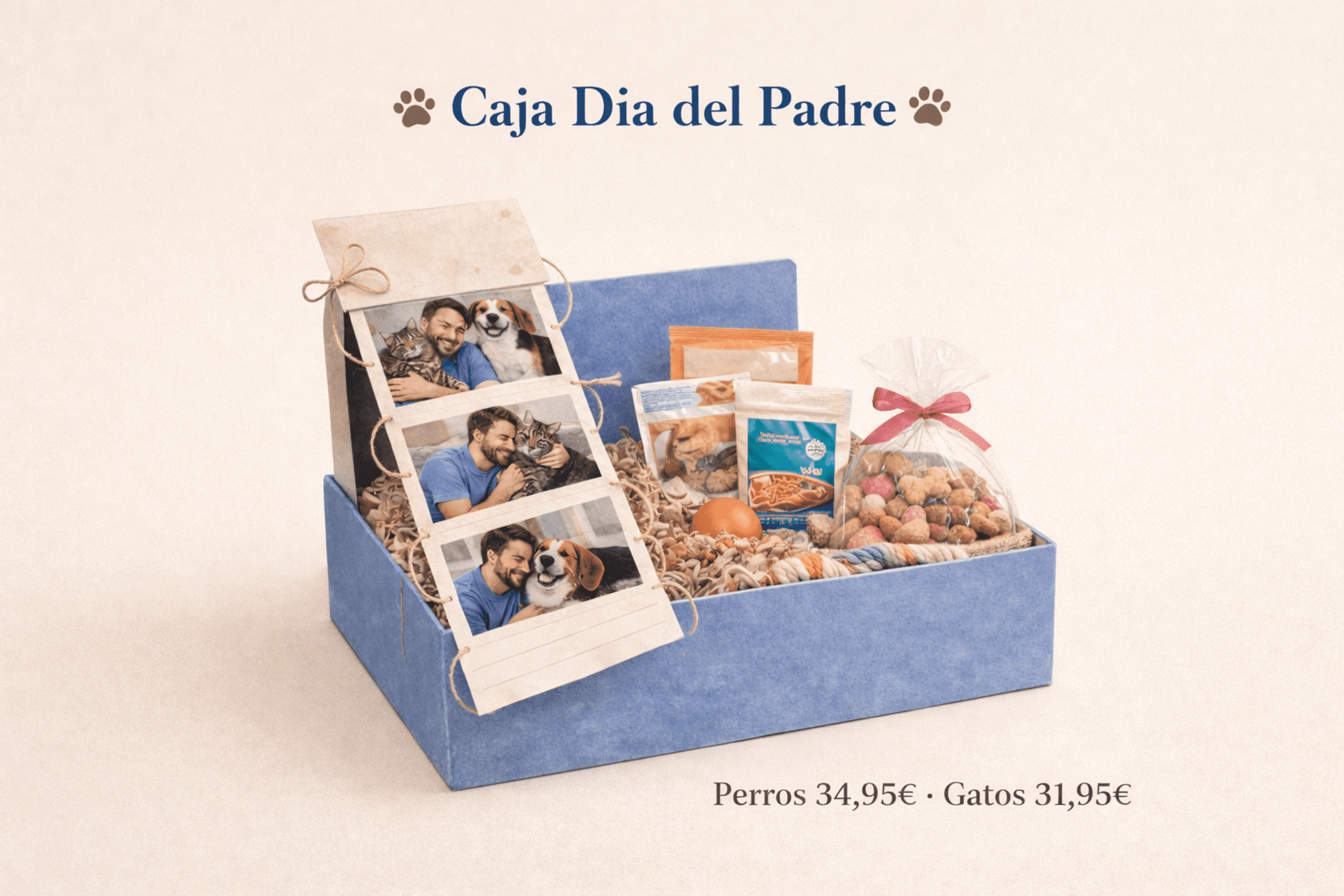Caja Día del Padre – Edición Especial Personalizada perro o gato - 1