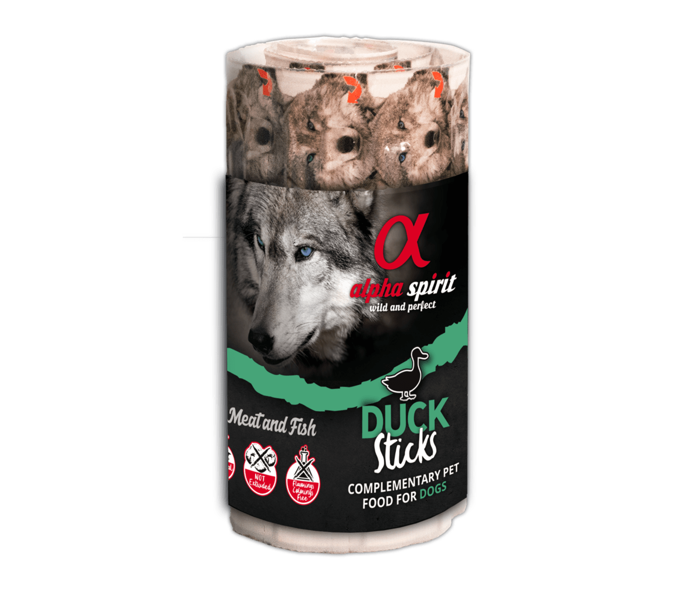 Alpha Spirit Snack Ristra de Pescado (16 barritas) para Perros - 1