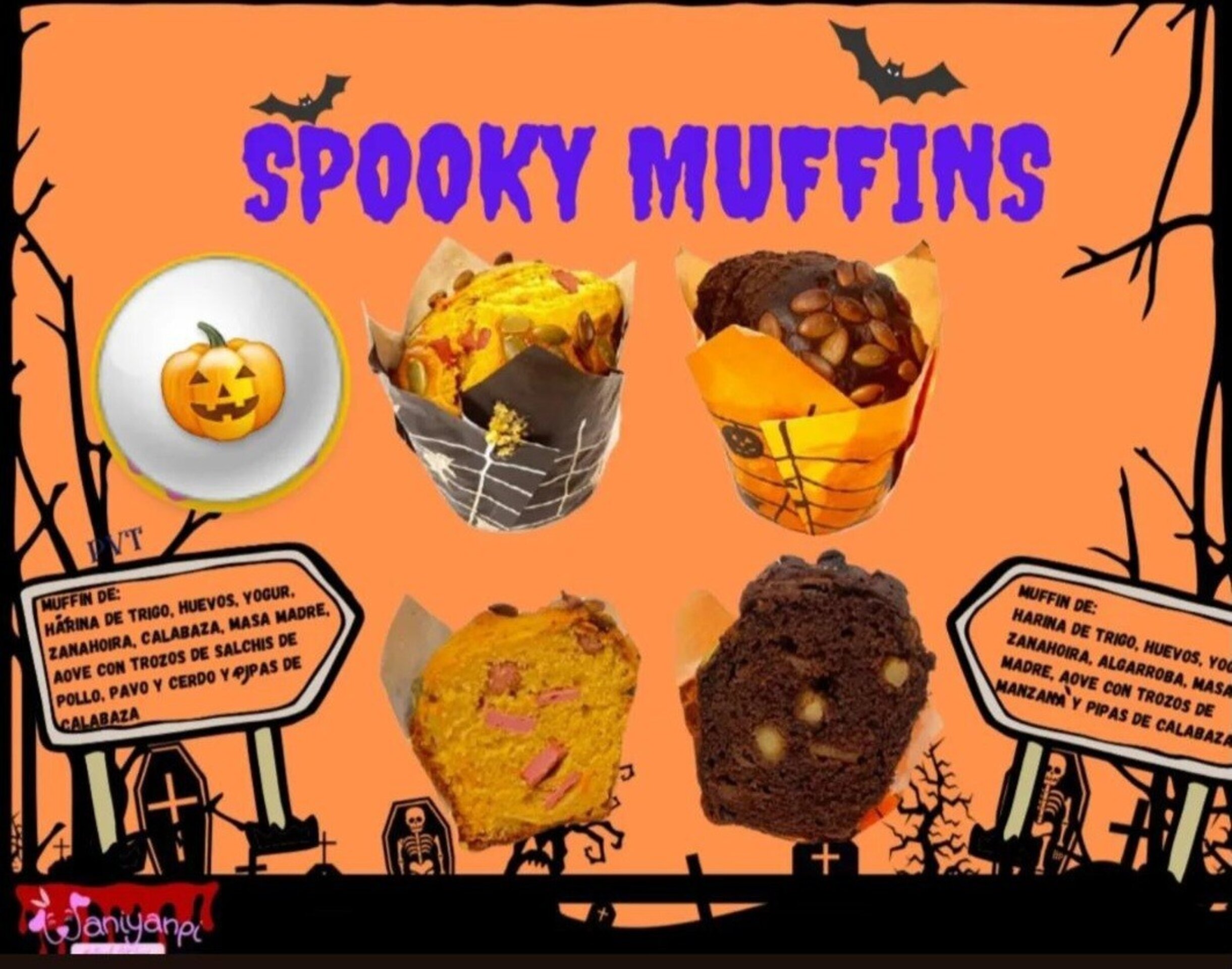 Muffins halloween waniyampi perros - 1
