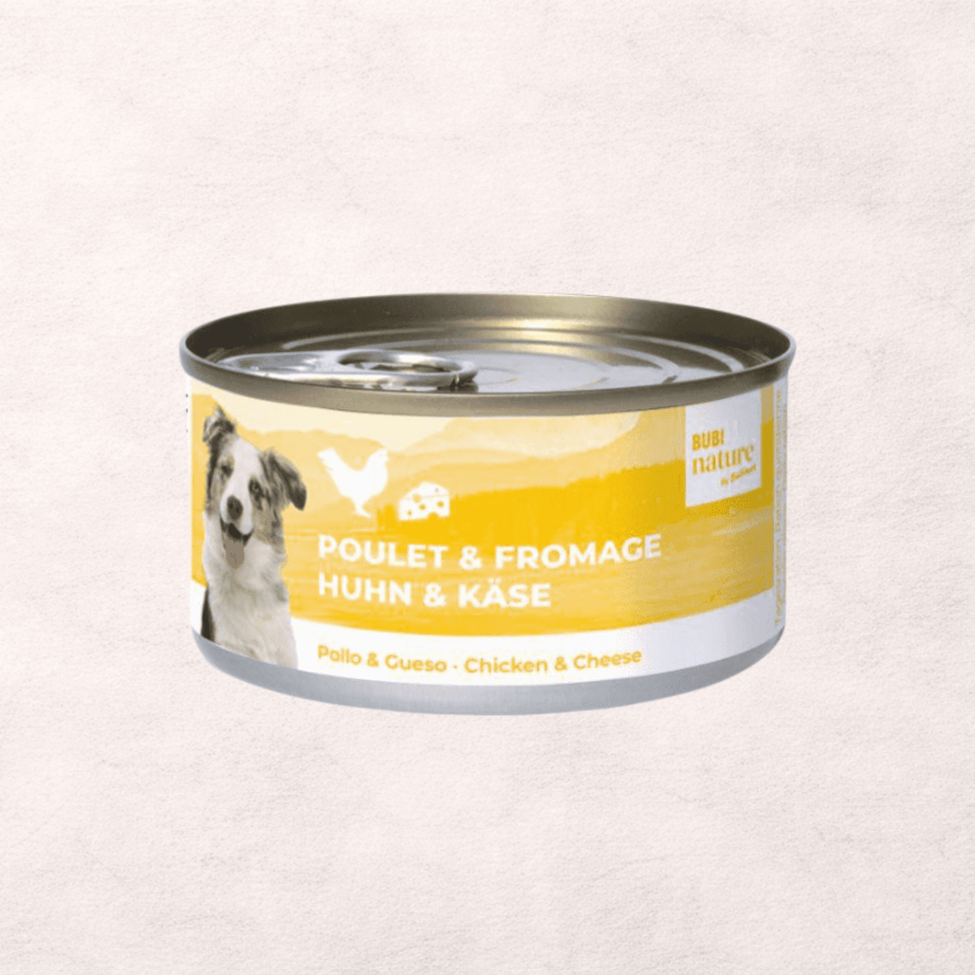 Bubi Nature, pollo/queso, 70g comida húmeda perro - 1