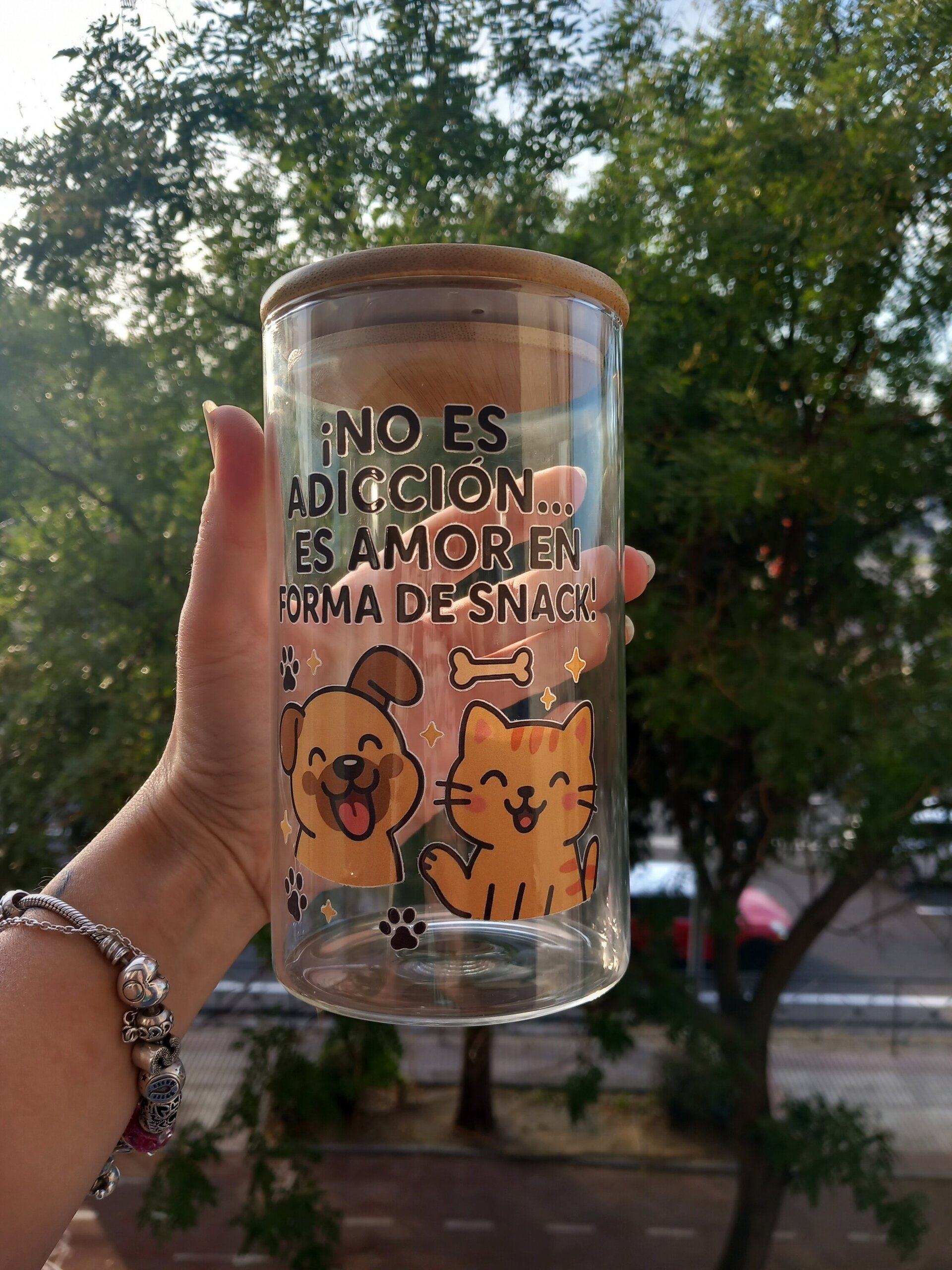 Tarros cristal snacks mascotas  adicción - 1
