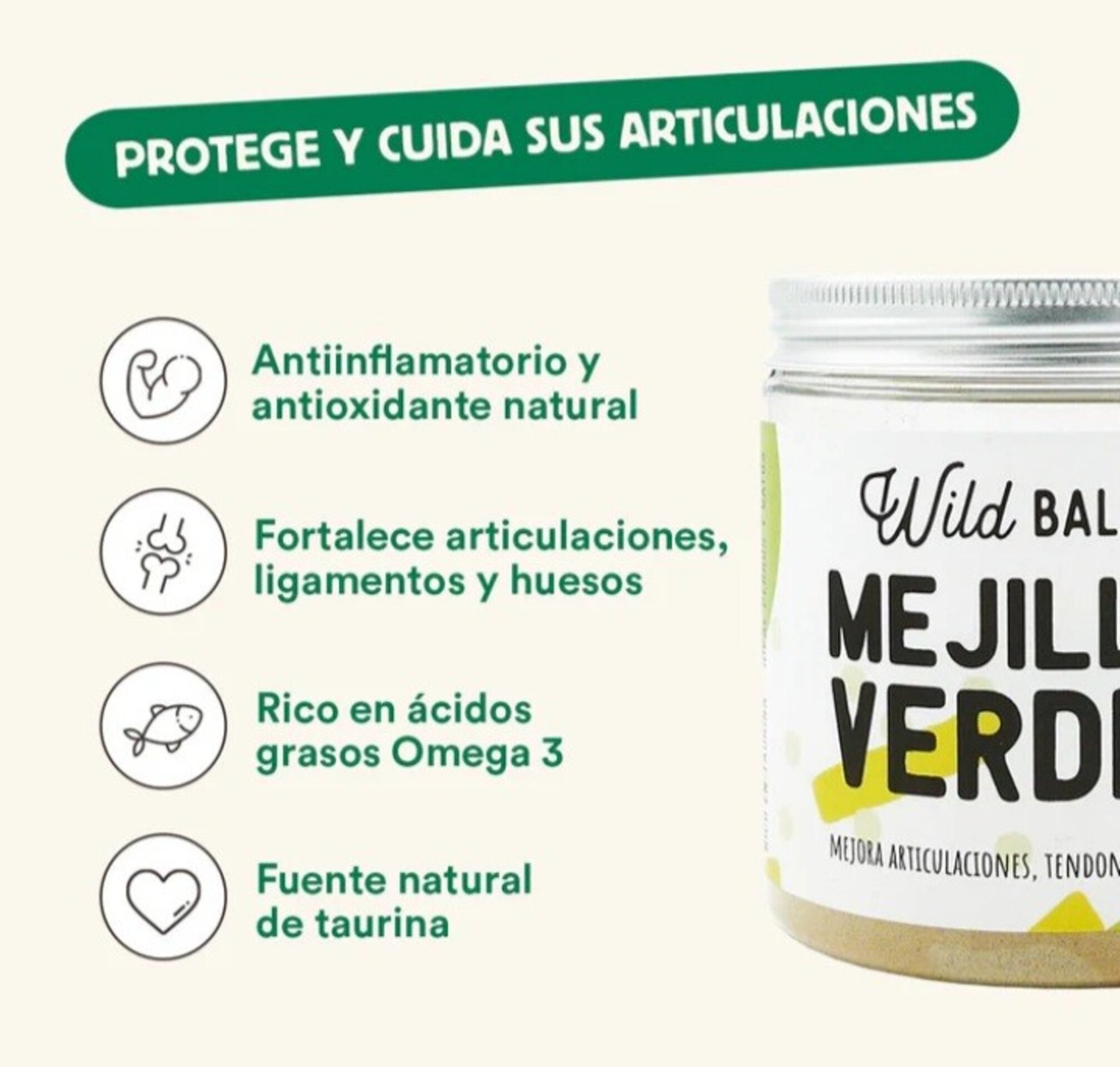 Mejillón de labio verde liofilizado - 2