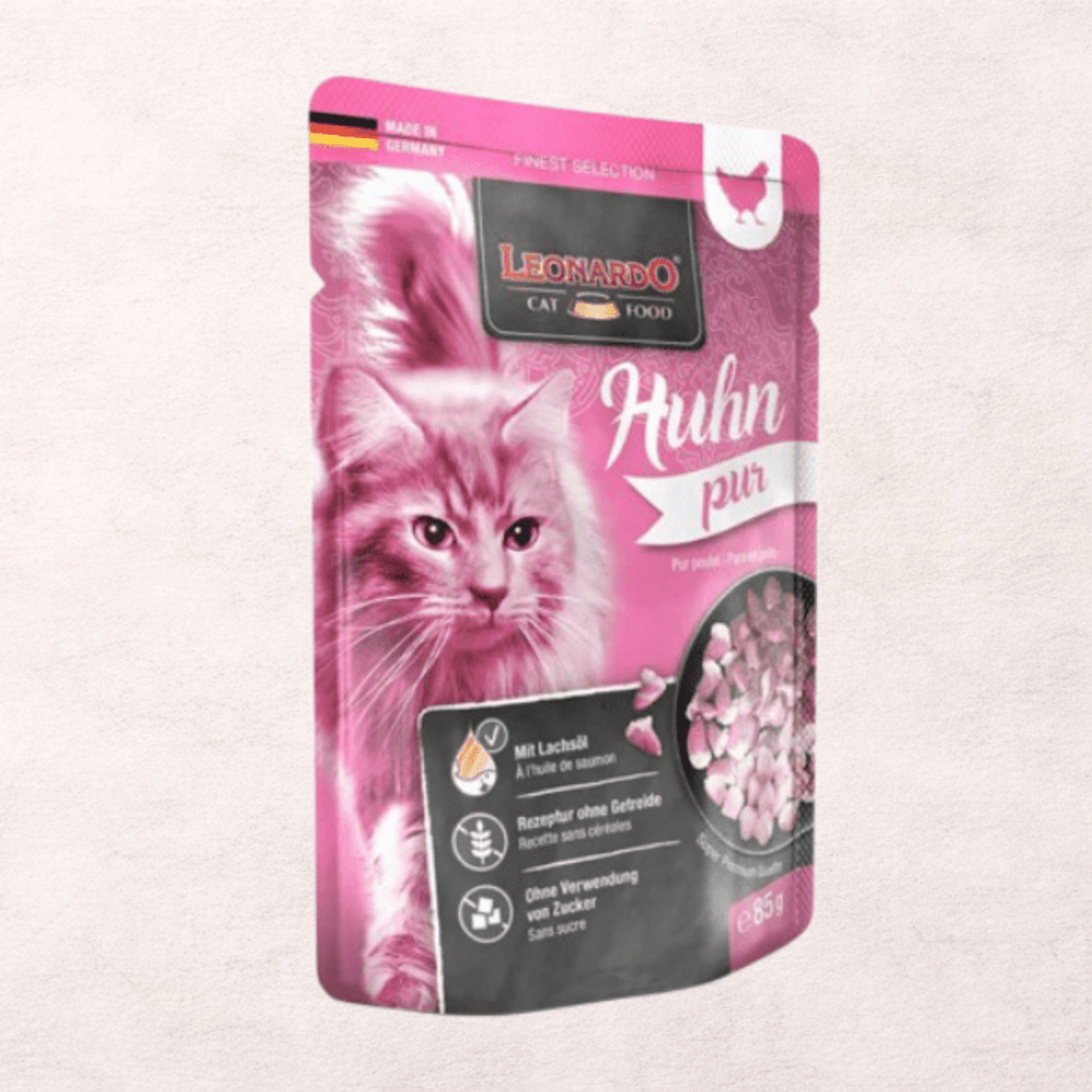 Leonardo Puro Selection Pollo 85g - Para Gatos - 1