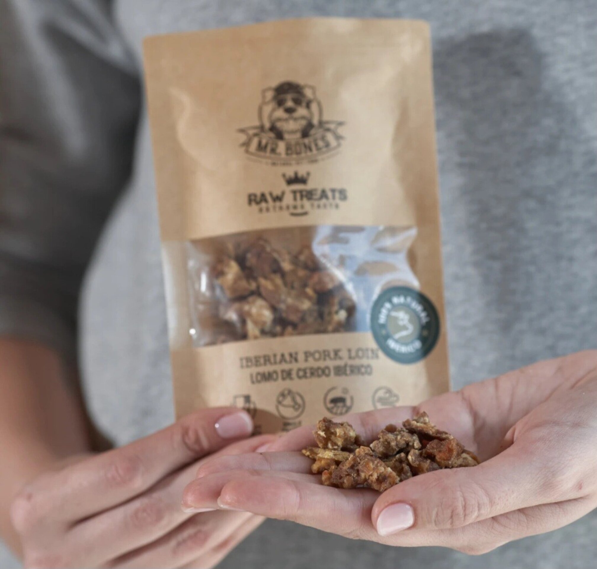 Raw Treats Cerdo ibérico – Snack natural para perro y gato - 2