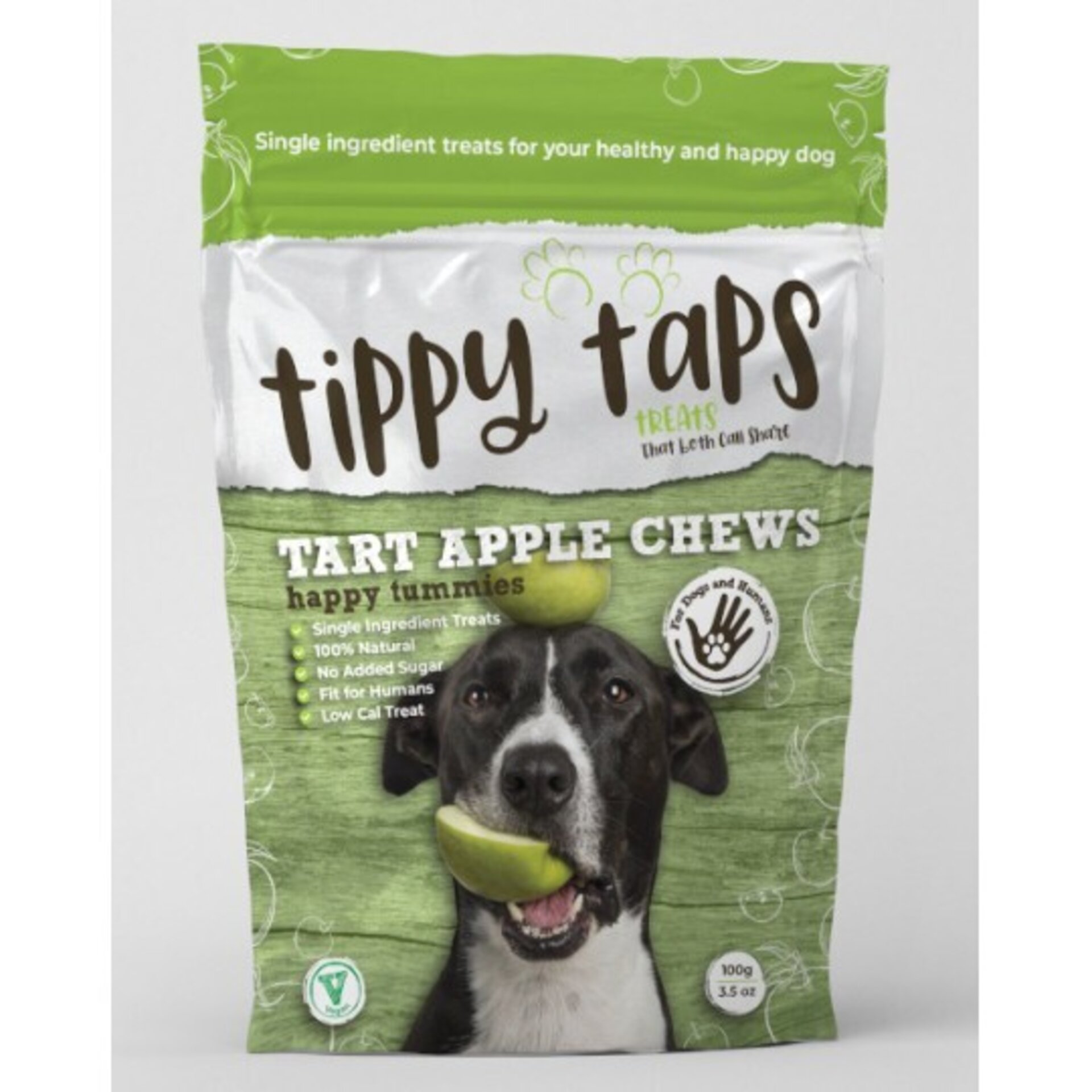 Tippy Taps de Manzana ácida snacks de fruta deshidratada para perros - 1