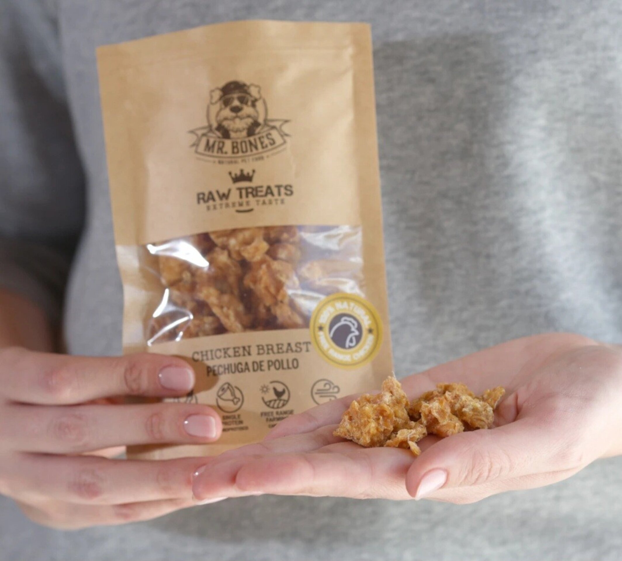 Raw Treats Pechuga de pollo – Snack natural para perro y gato - 2
