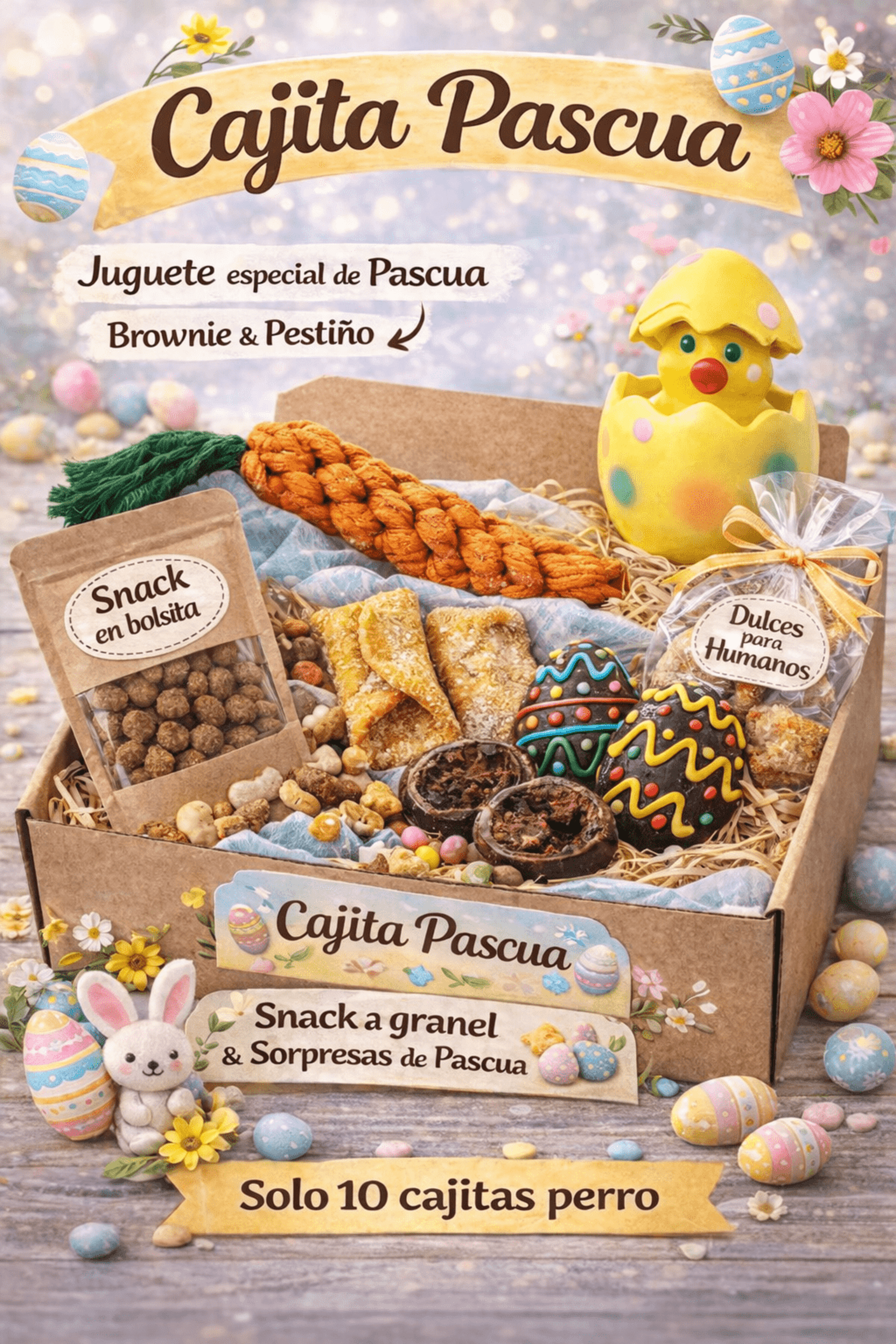 🐣 Cajita de Pascua para Mascotas – Preventa - 1