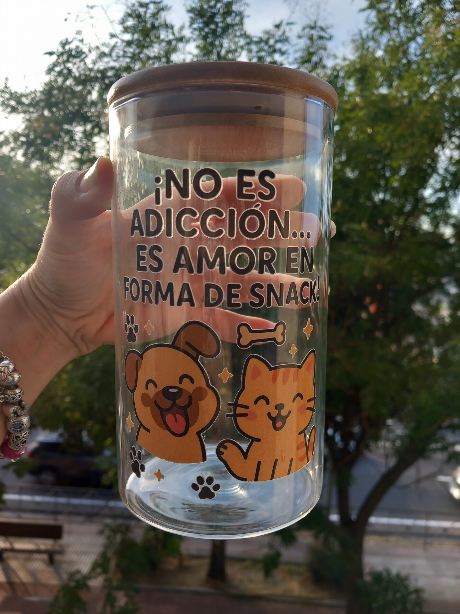 Tarros cristal snacks mascotas  adicción - 2
