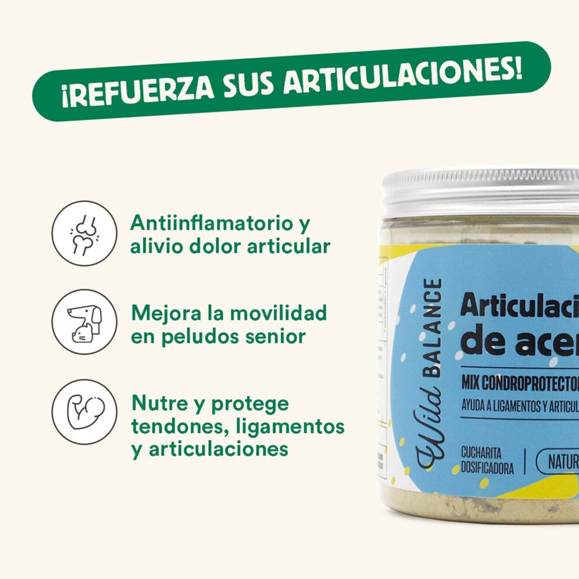 ARTICULACIONES DE ACERO Condroprotector natural - 2