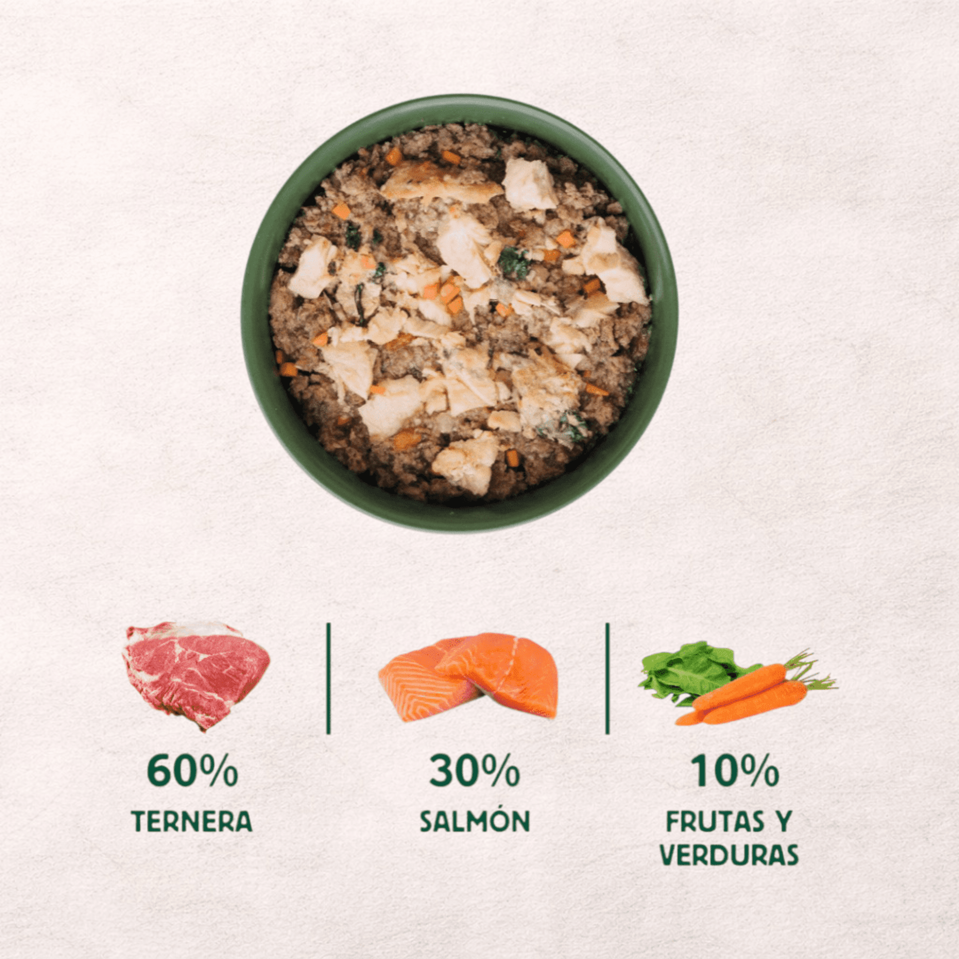 Lata salmón y ternera perro - 2