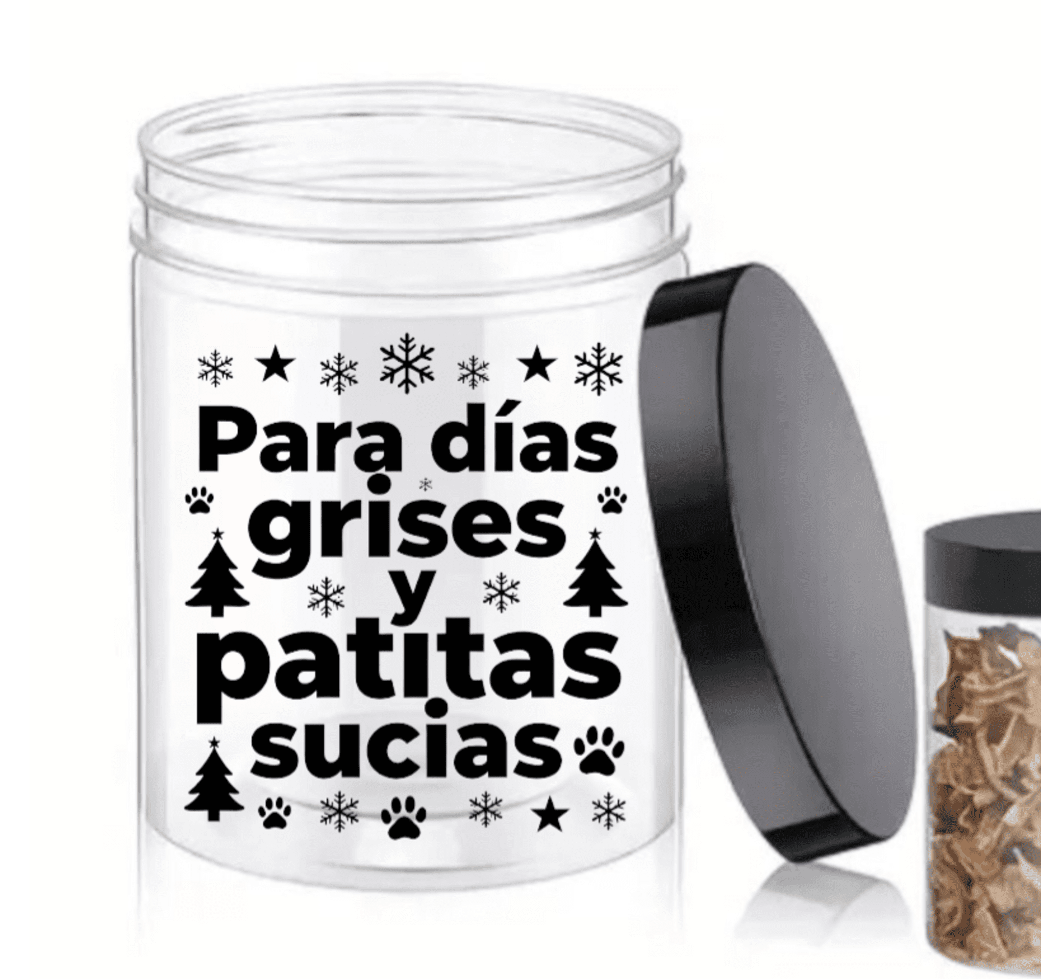 Tarro snacks con mensaje - 1