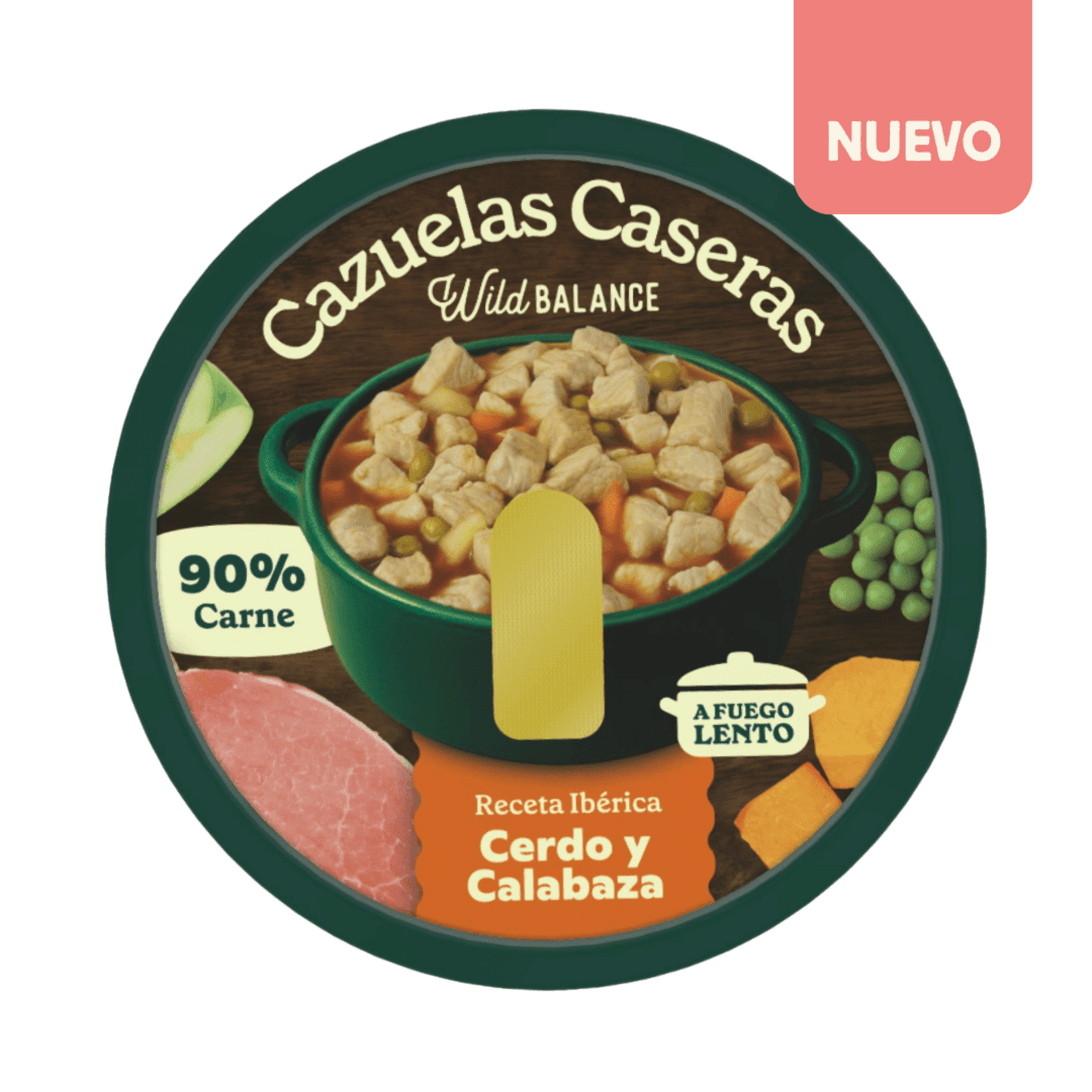 Cazuela casera de Cerdo y Calabaza para perros 280g - 1