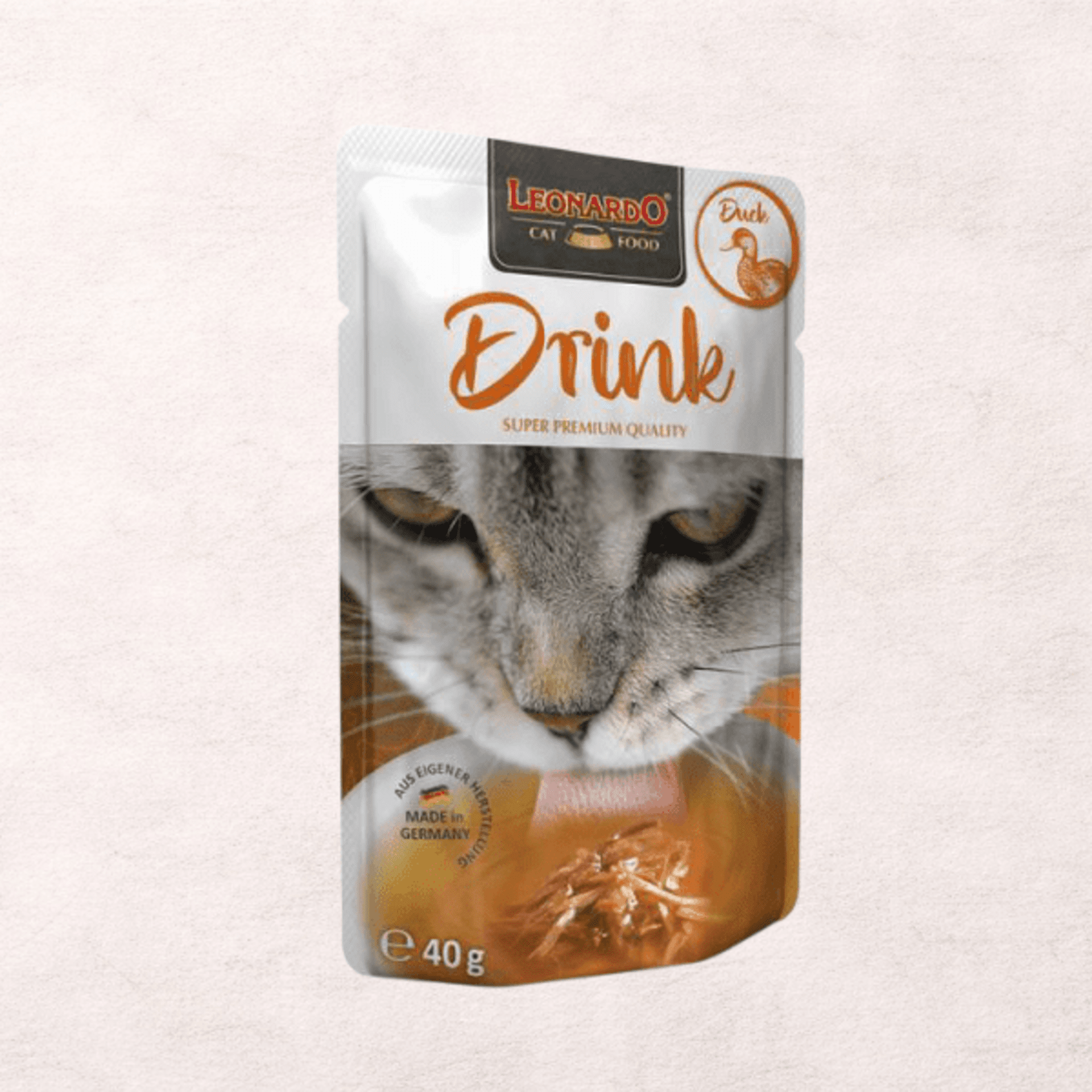 LEONARDO Drink con Pato | 40 gr. Gatos - 1