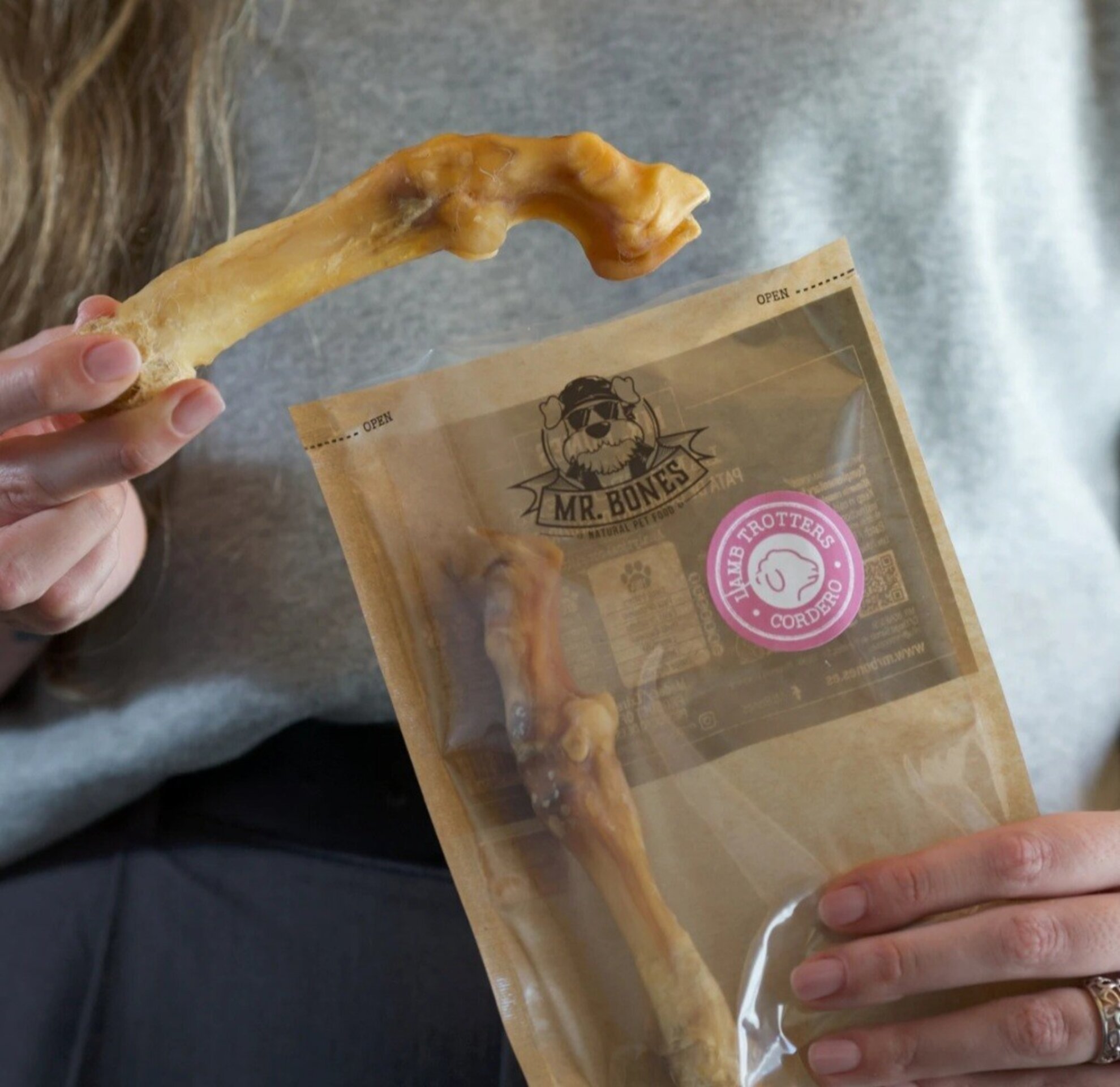 Pata de cordero para perros – Snack dental 100% Natural - 2