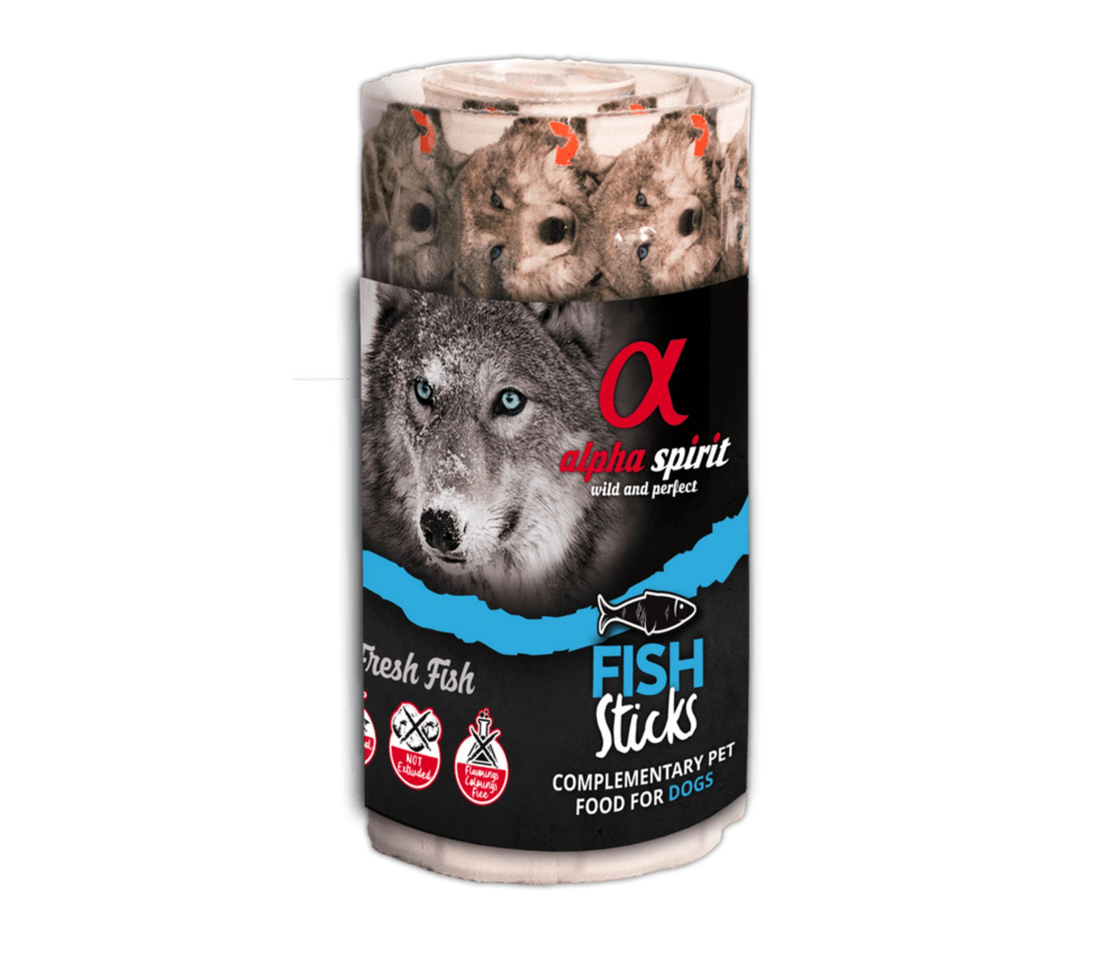 Alpha Spirit Snack Ristra de Pescado (16 barritas) para Perros - 1