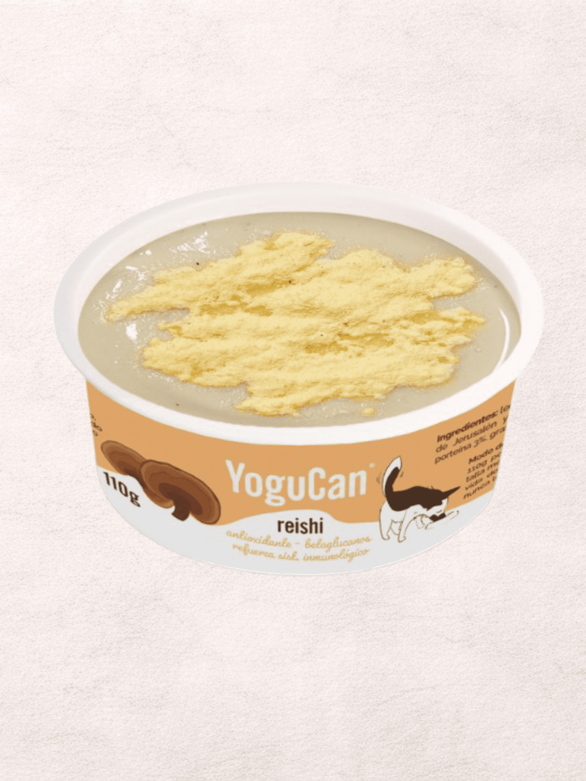 Yogurt YoguCan con hongo Reishi Ecológico + Topping perros y gatos - 3