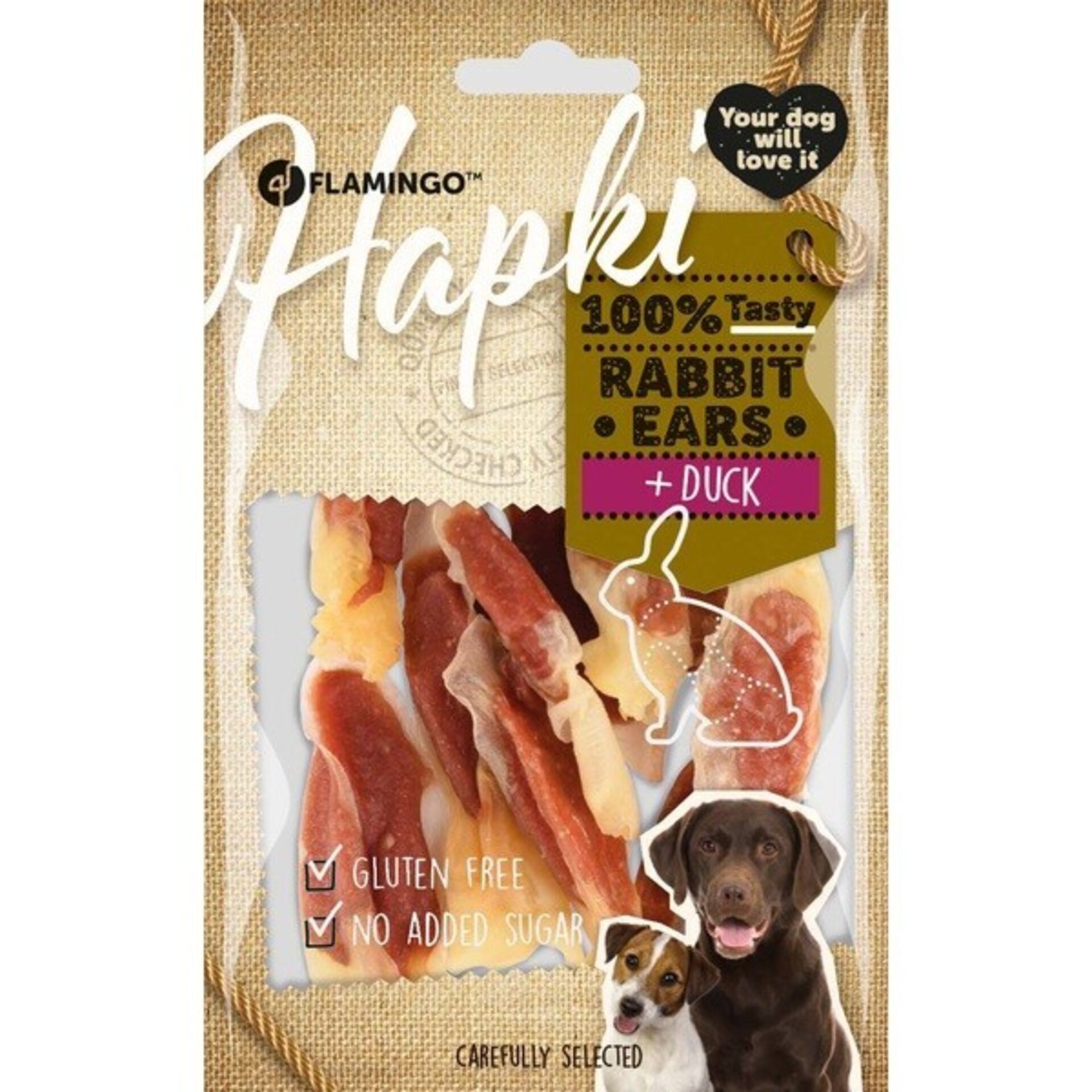 Orejas de Conejo con Pato- snack perro 85gr - 2