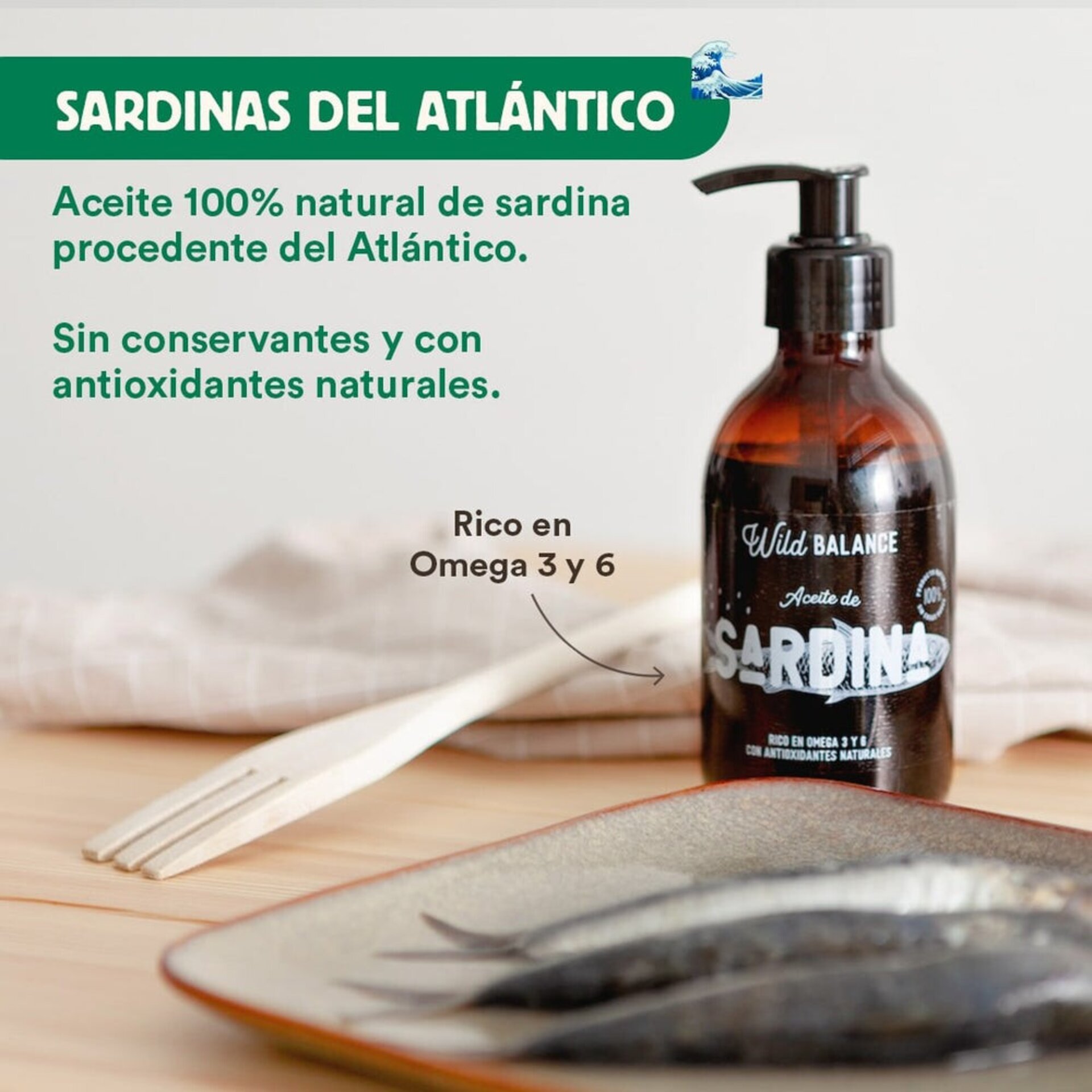 Aceite natural de sardina - 2