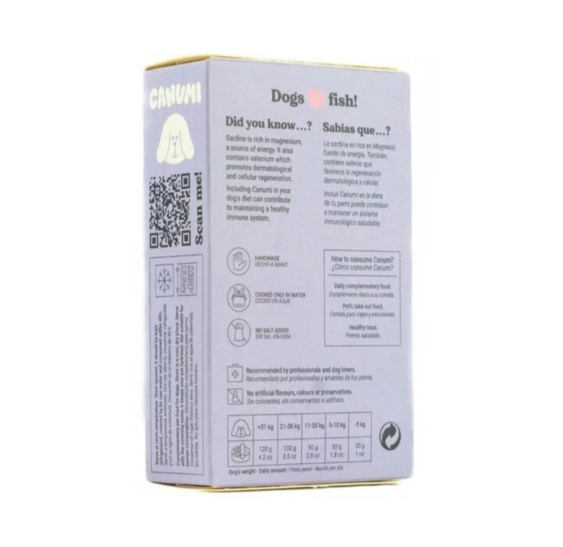 CANUMI Sardinas al natural 125g - 3