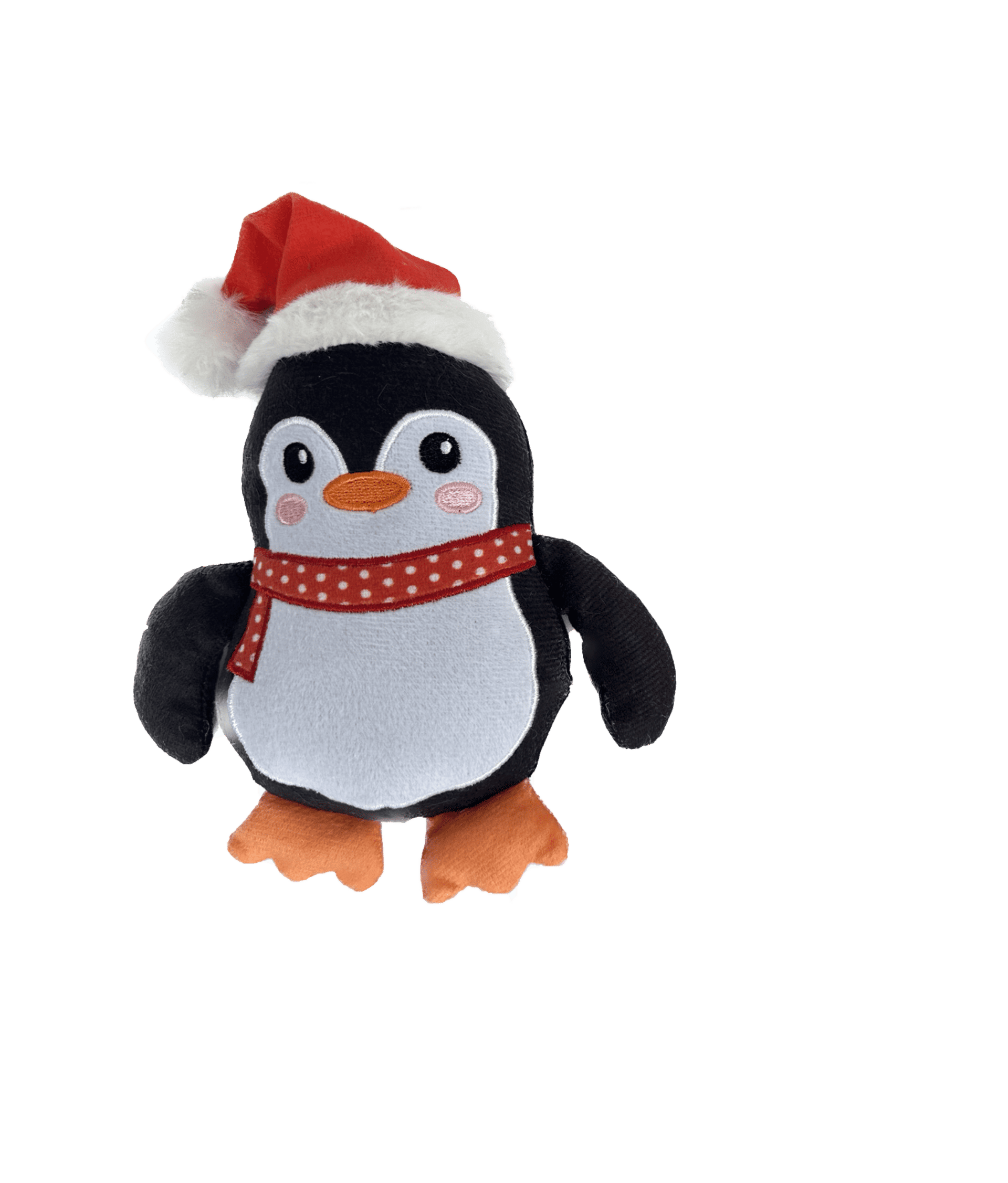 Peluche pingüino navidad 17cm - 1