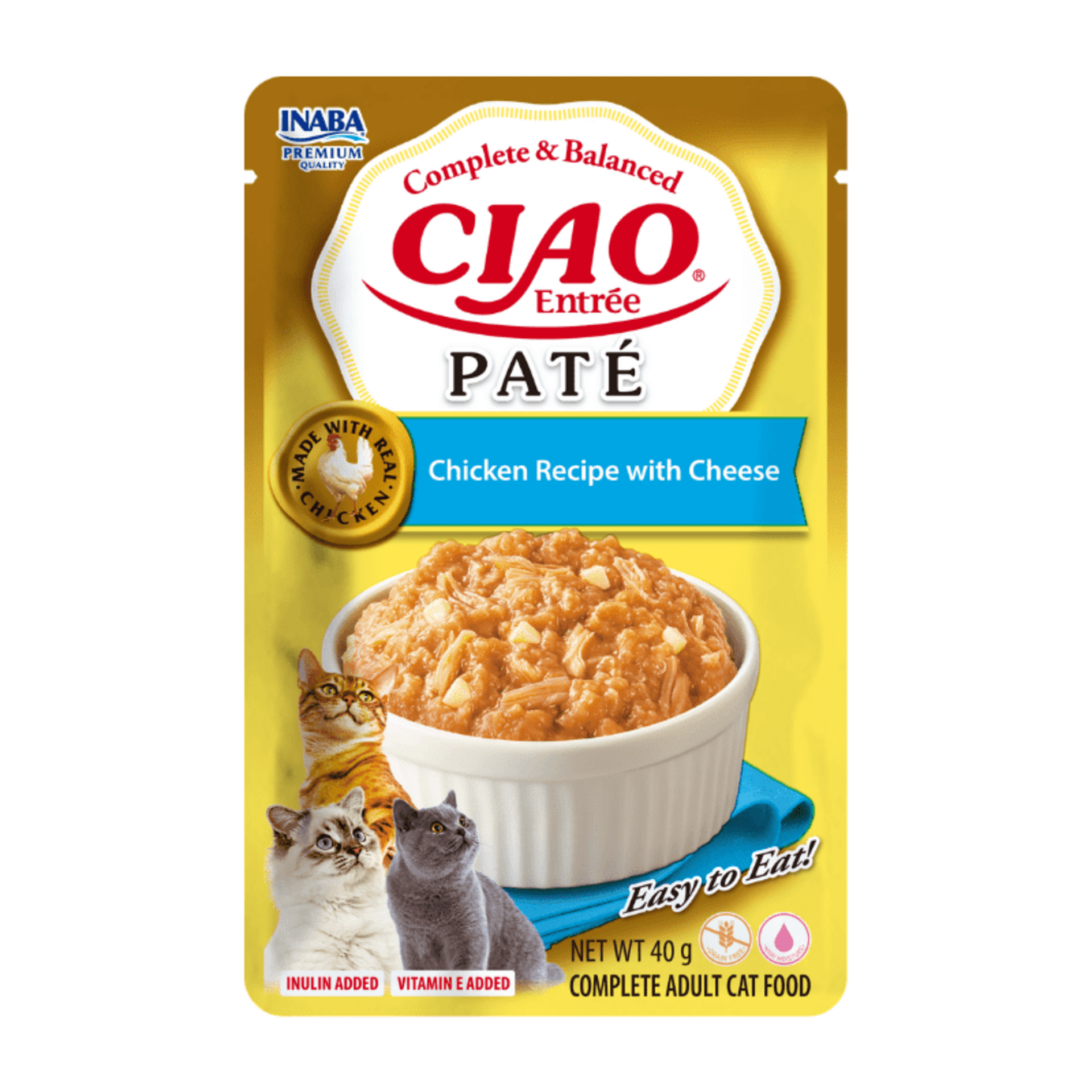 Ciao Entrée Paté de Pollo con Queso para Gato - 1