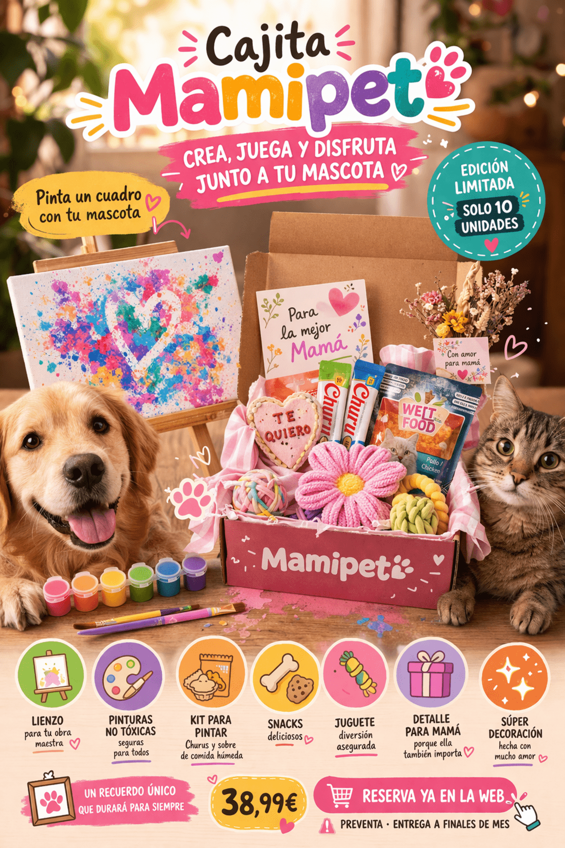 Cajita mamipet ( pinta un cuadro con tu mascota) - 1