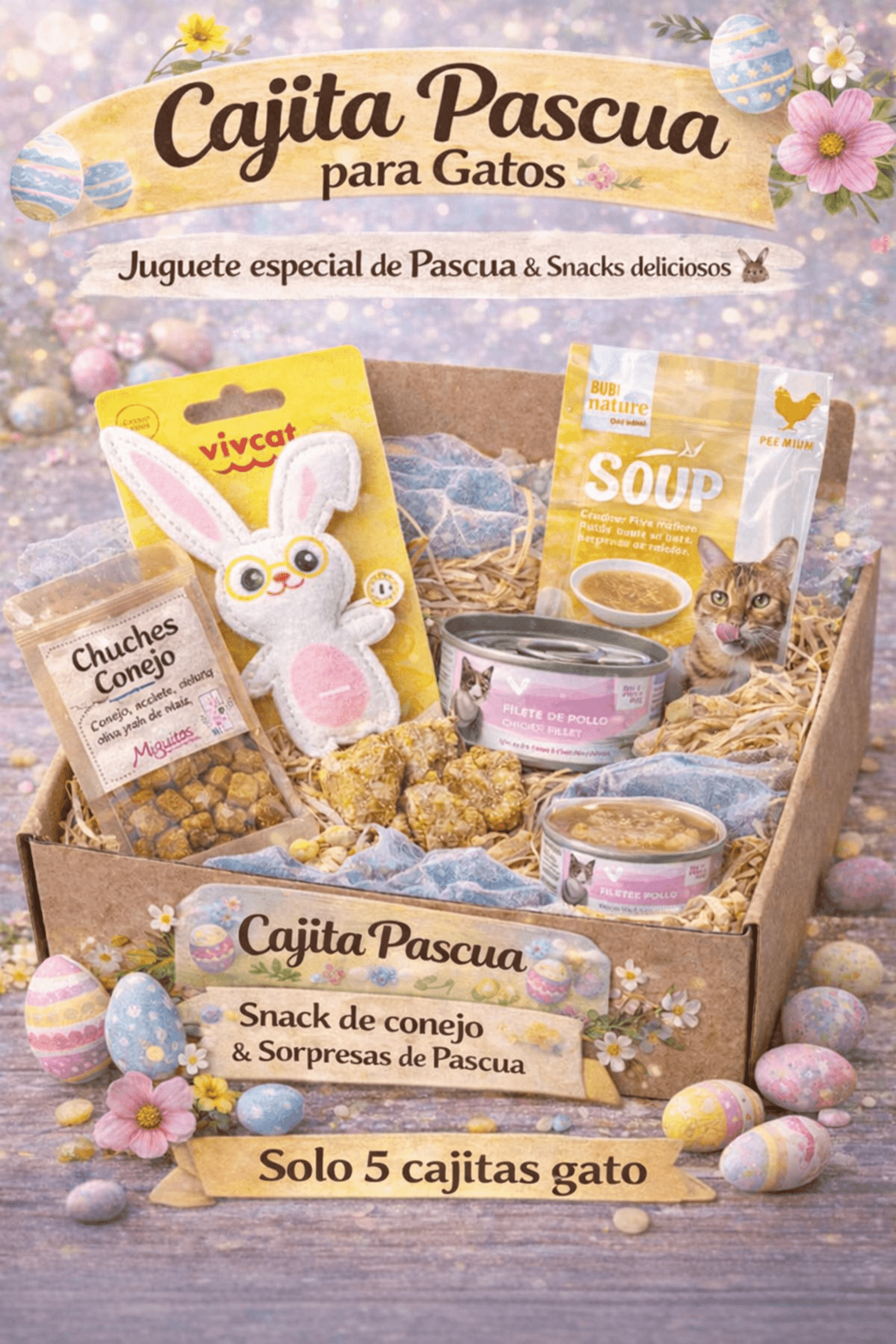 🐣 Cajita de Pascua para Mascotas – Preventa - 2