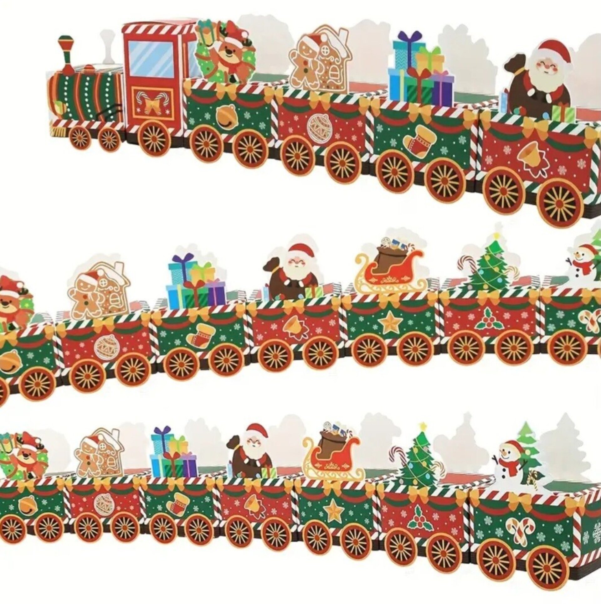 Calendario de adviento tren Navidad perro - 2