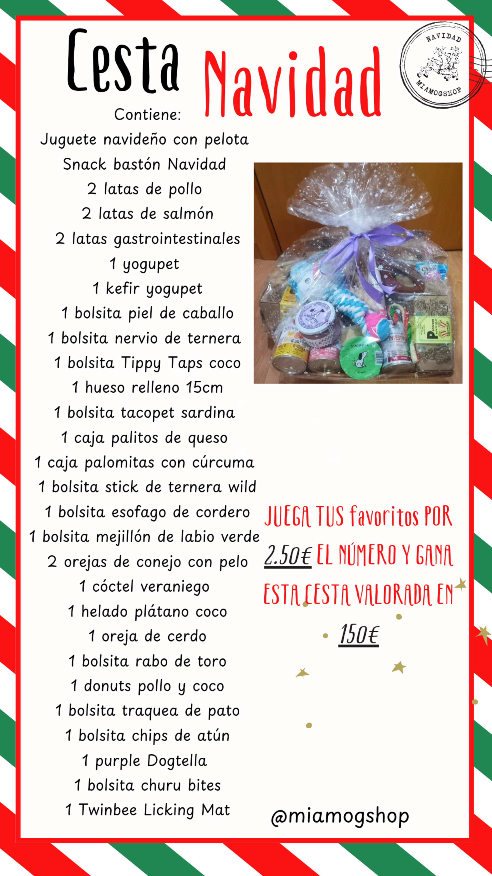 Sorteo Cesta navidad perro - 3