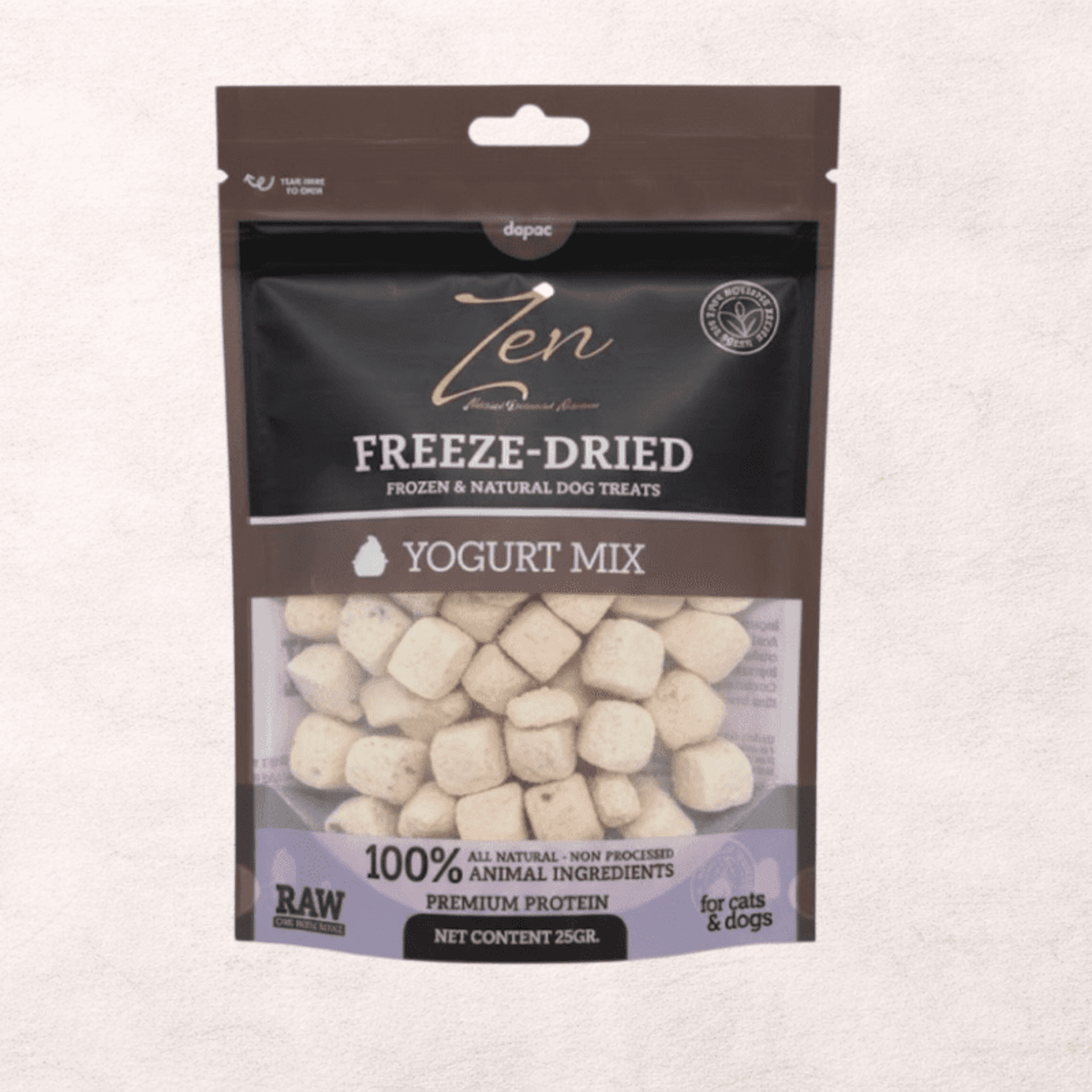 Cubitos de yogurt liofilizados snacks perros y gatos – ZEN - 1