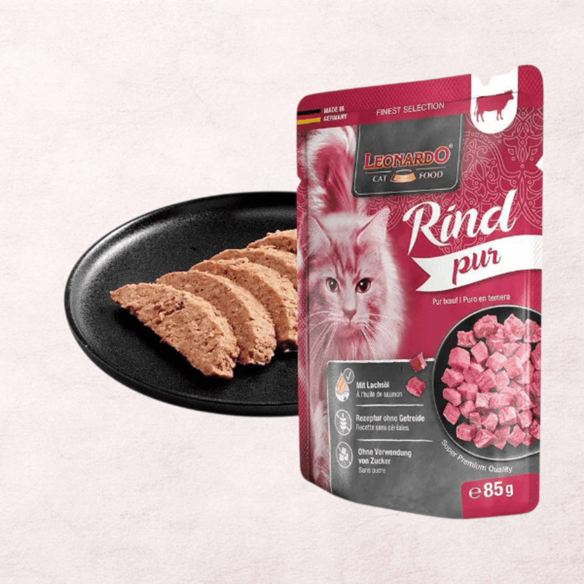 Leonardo Puro Selection Ternera 85g - Para Gatos - 2